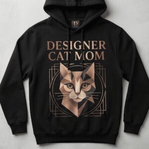 DESIGNER CAT MOM HOODIE
