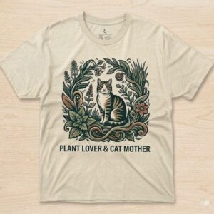 PLANT LOVER & CAT MOTHER SHIRT