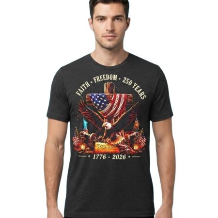 Faith & Freedom Eagle 250 Tee Meowora